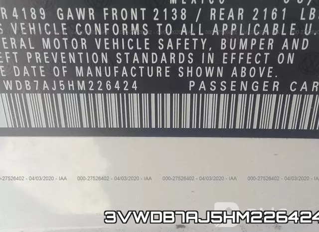 3VWDB7AJ5HM226424 фото 10
