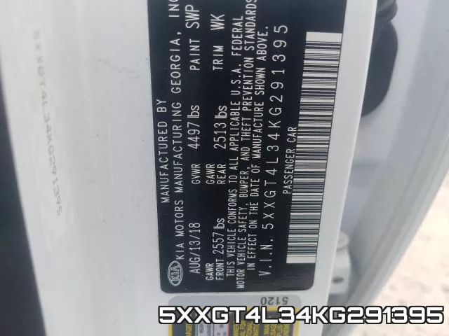 5XXGT4L34KG291395 фото 2