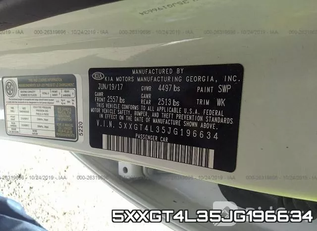 5XXGT4L35JG196634 фото 10