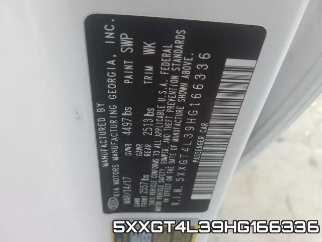 5XXGT4L39HG166336 фото 2