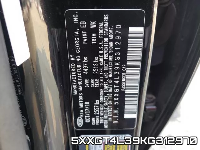 5XXGT4L39KG312970 фото 2
