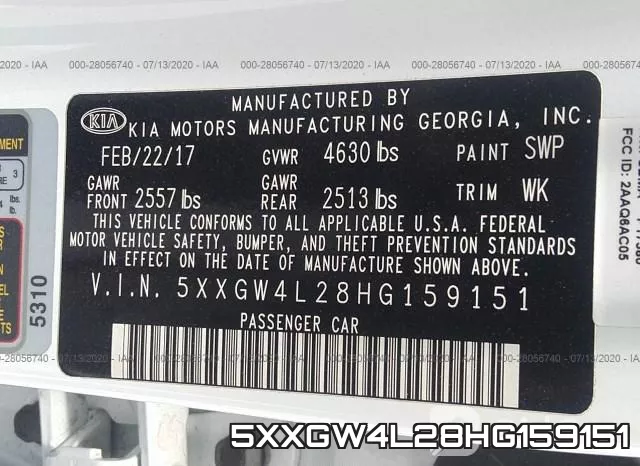 5XXGW4L28HG159151 фото 10