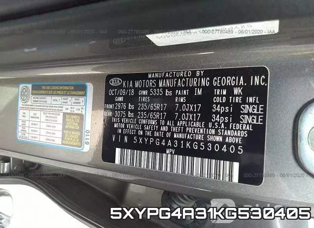 5XYPG4A31KG530405 фото 10