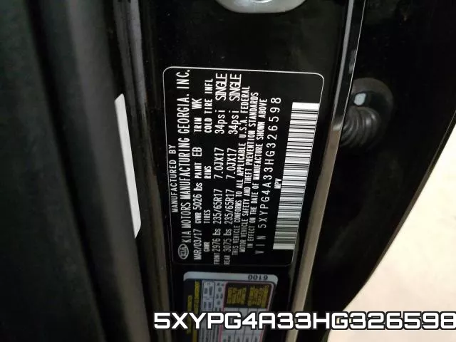 5XYPG4A33HG326598 фото 2