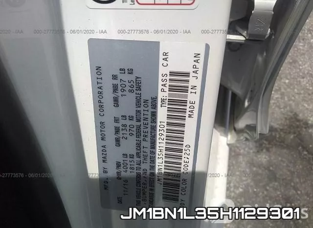 JM1BN1L35H1129301 фото 10