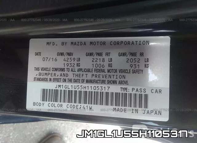 JM1GL1U55H1105317 фото 10