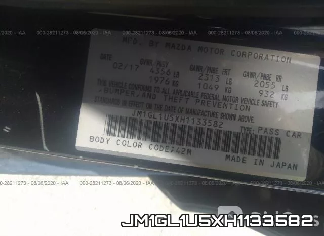 JM1GL1U5XH1133582 фото 10
