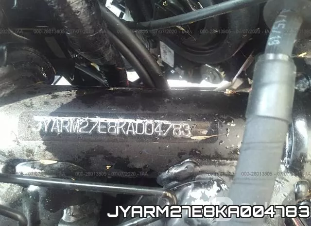 JYARM27E8KA004783 фото 2