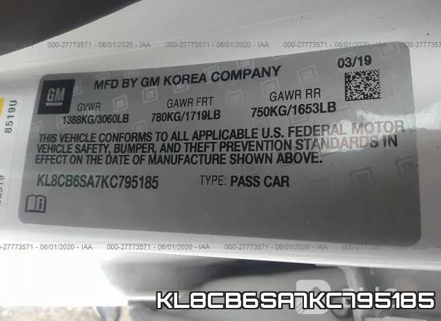 KL8CB6SA7KC795185 фото 10