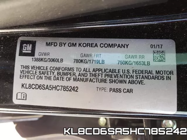 KL8CD6SA5HC785242 фото 2