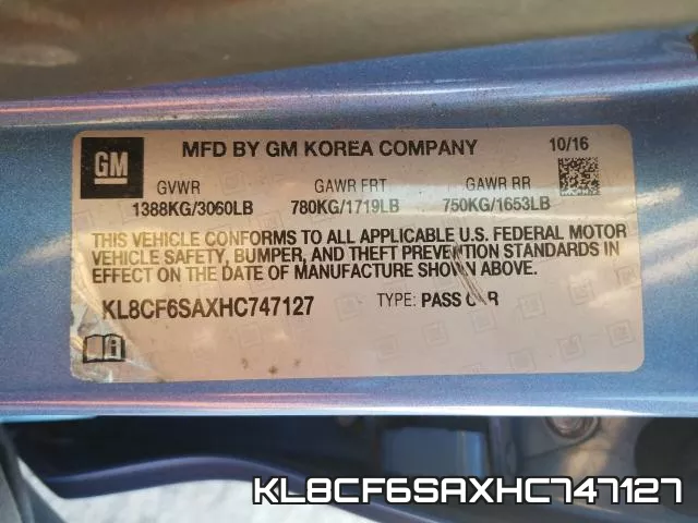 KL8CF6SAXHC747127 фото 2
