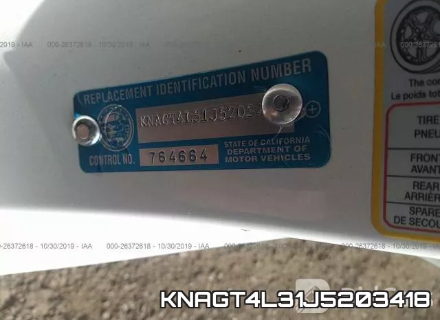 KNAGT4L31J5203418 фото 10