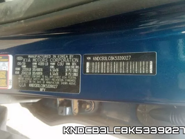 KNDCB3LC8K5339027 фото 2