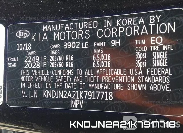 KNDJN2A21K7917718 фото 10