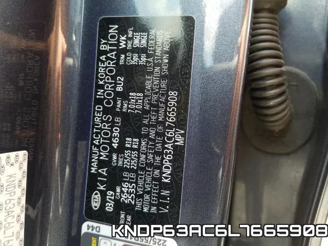 KNDP63AC6L7665908 фото 2
