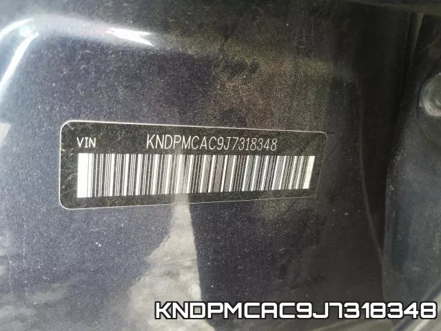KNDPMCAC9J7318348 фото 2