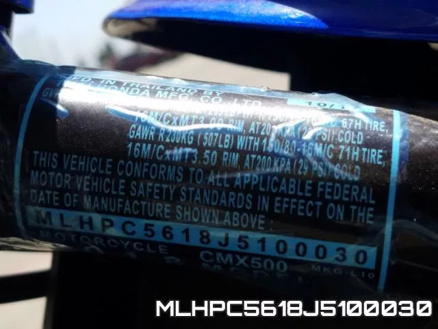 MLHPC5618J5100030 фото 2