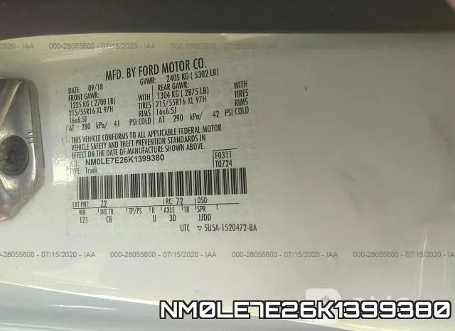 NM0LE7E26K1399380 фото 10