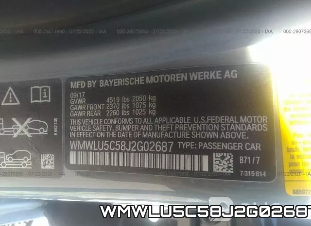 WMWLU5C58J2G02687 фото 10