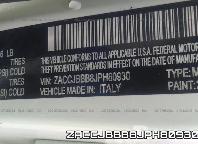 ZACCJBBB8JPH80930 фото 10
