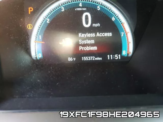 19XFC1F98HE204965 фото 9
