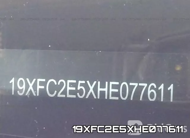 19XFC2E5XHE077611 фото 10