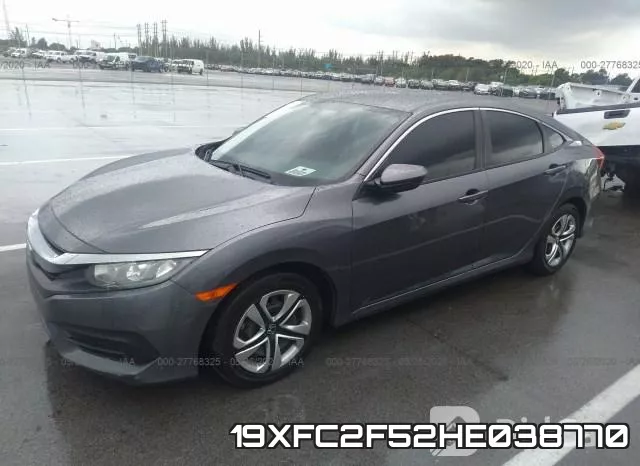 19XFC2F52HE038770 фото 3