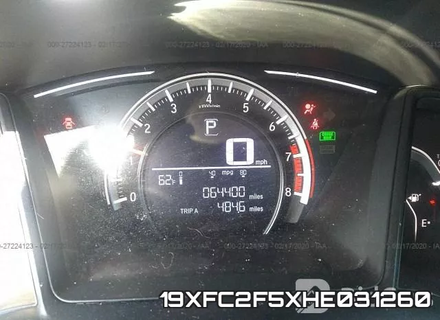 19XFC2F5XHE031260 фото 8