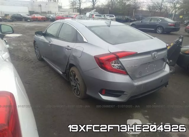 19XFC2F73HE204926 фото 4