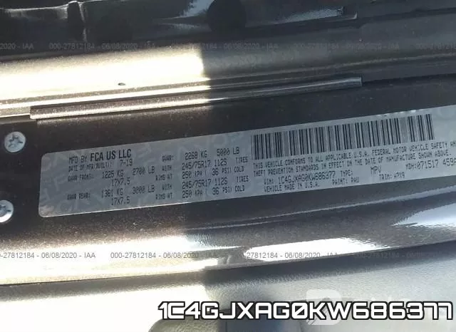 1C4GJXAG0KW686377 фото 10