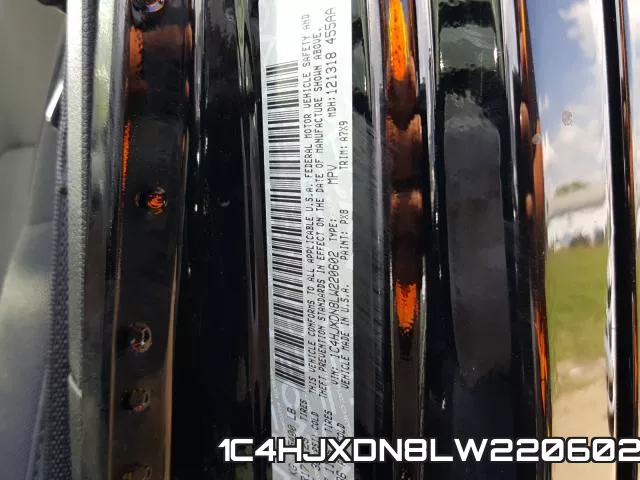 1C4HJXDN8LW220602 фото 2