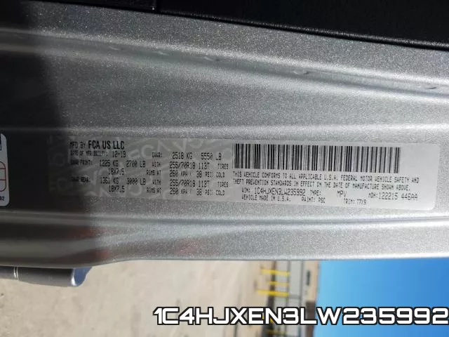 1C4HJXEN3LW235992 фото 2