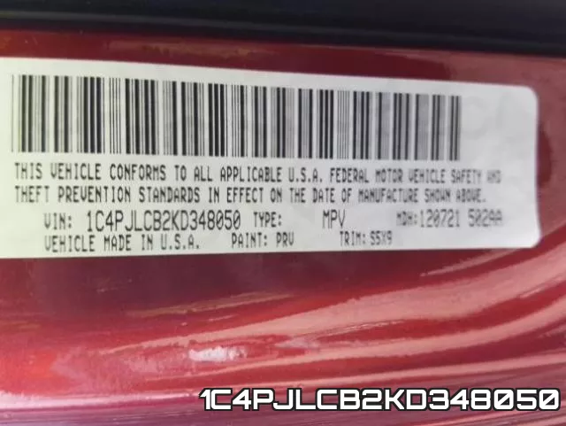 1C4PJLCB2KD348050 фото 2