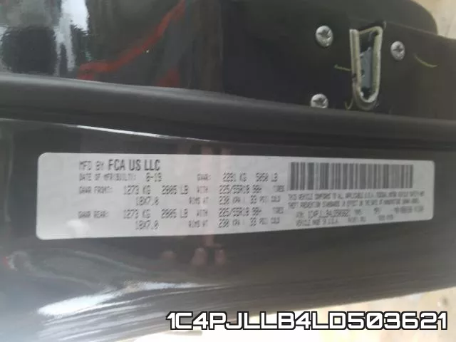 1C4PJLLB4LD503621 фото 2