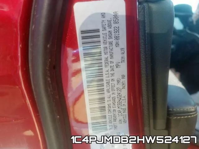 1C4PJMDB2HW524127 фото 2