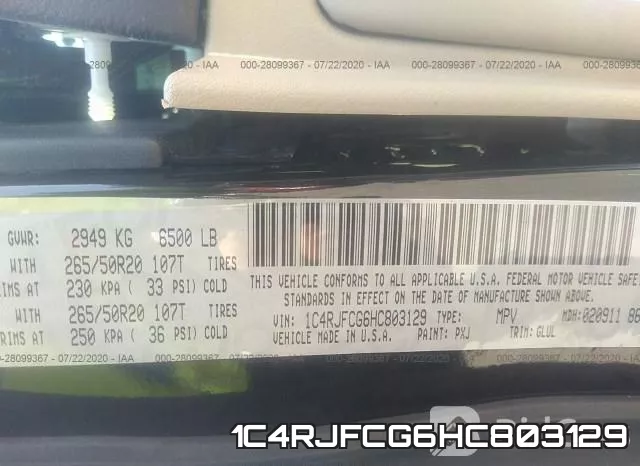 1C4RJFCG6HC803129 фото 10