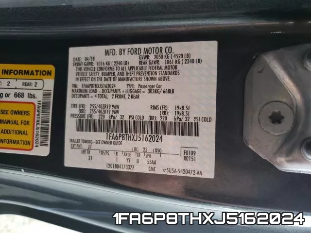 1FA6P8THXJ5162024 фото 2