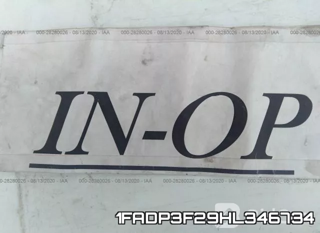 1FADP3F29HL346734 фото 8