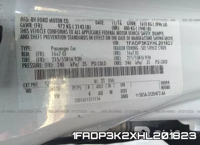 1FADP3K2XHL201823 фото 10