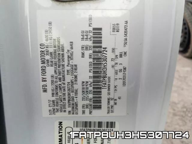 1FATP8UH3H5307724 фото 2