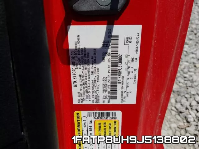 1FATP8UH9J5138802 фото 2