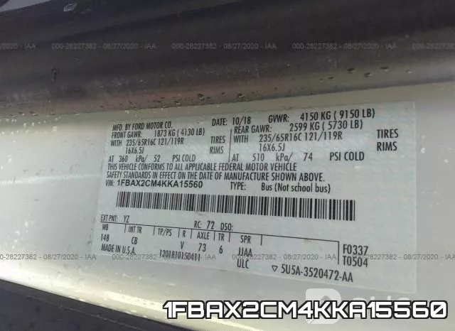 1FBAX2CM4KKA15560 фото 10