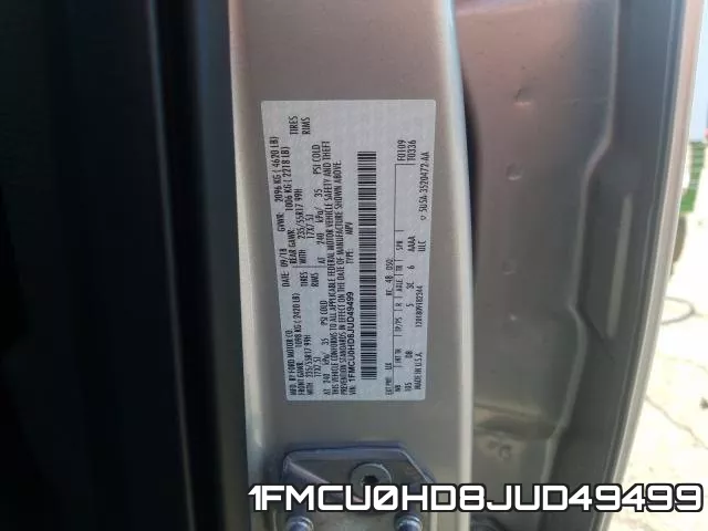 1FMCU0HD8JUD49499 фото 2