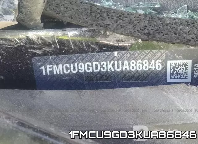 1FMCU9GD3KUA86846 фото 10