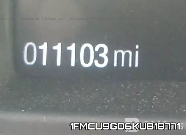 1FMCU9GD6KUB18771 фото 8