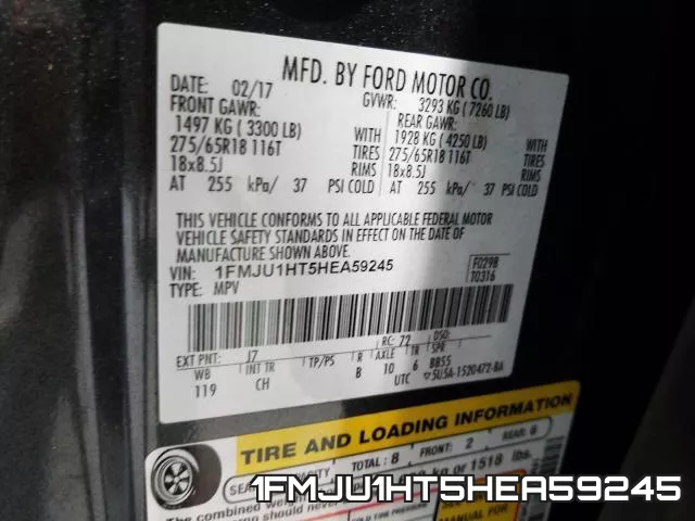 1FMJU1HT5HEA59245 фото 2