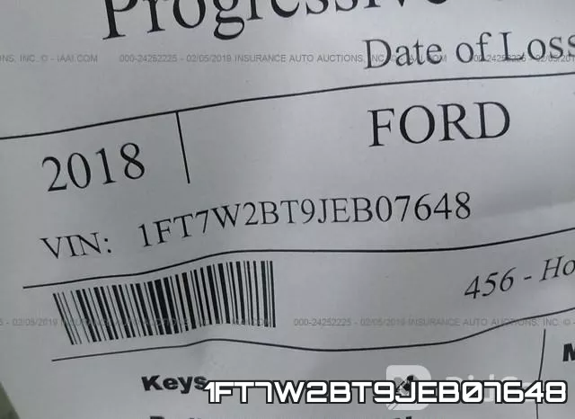 1FT7W2BT9JEB07648 фото 10