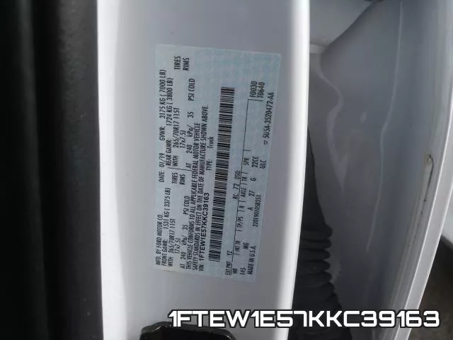 1FTEW1E57KKC39163 фото 2