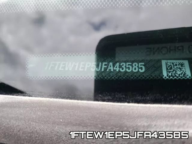 1FTEW1EP5JFA43585 фото 2
