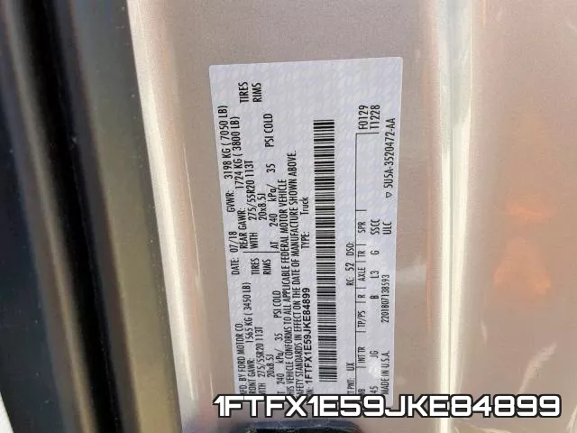 1FTFX1E59JKE84899 фото 2